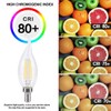 KINUR E12 Candelabra led Light Bulbs 4 Watt (40 Watt