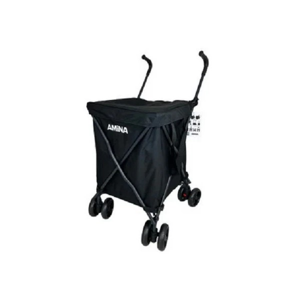 Amina Foldable Cart, Black