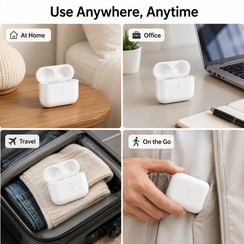 Replacement Charging Case for Select AirPods – Portable Earbud Charger