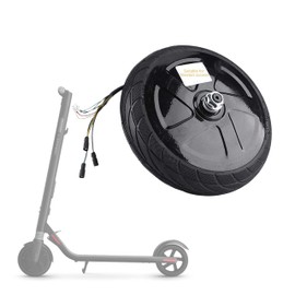 GLDYTIMES 200X50 8 inch 350w Motor Tire Compatible with Segway Ninebot Es1L Es2 Es4 Electric Scooter Explosion-proof Motor Front Wheel Replacement