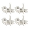 4 Set Pontoon Boat Gate Latch Kit ABS Square Frame