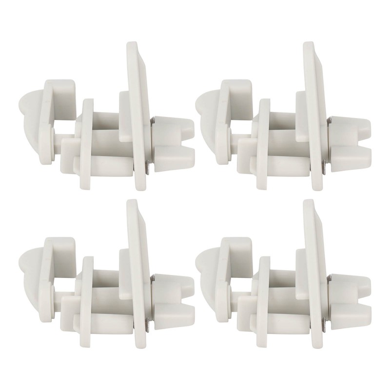 4 Set Pontoon Boat Gate Latch Kit ABS Square Frame