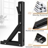 10-Inch Foldable Brackets for DIY Folding Shelves or Tables, L