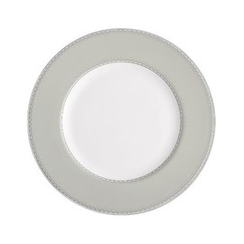Royal Doulton Monique Lhuillier Dentelle 9-inch Gray Accent Plate