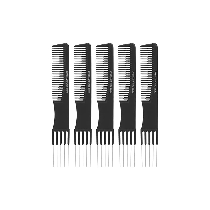 Yuyte Beauty Rosa 3 Cm Peines Metal Levantar Cabello