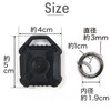 AirTag ATC-001 Waterproof Case, Black, For Air Tags, Key Holder,