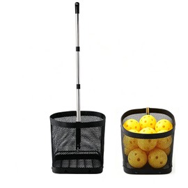 WIGERLON Pickleball Picker Upper, Pickleball Retriever Collector，Pickleball Ball Picker Hopper Tube, Pickleball Pickup Tube for Coach and Court Training