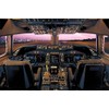 Boeing 747-400 Flight Deck Poster 36 x 24 inches