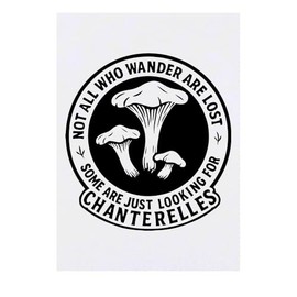 'Looking For Chanterelles' Temporary Tattoo - Water Resistant, Skin-Safe, Non-Toxic Transfer (TO00086015)