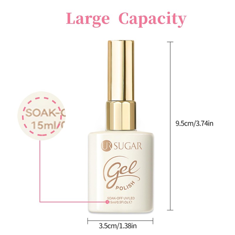 UR SUGAR 15ML Glass Cat Magnetic Eye Gel Nail Polish,