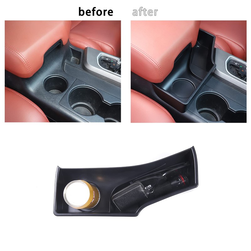 HAPPYHORSE Center Console Storage Box for Toyo-ta Tundra 2007-2013 Automotive