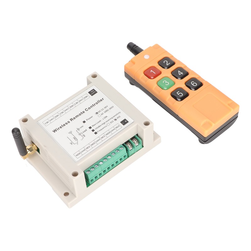 Remote Control Switch Multifunctional 6CH 433Mhz Remote Control Relay for