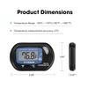 VIVOSUN 1-Pack LCD Digital Aquarium Thermometer Fish Tank Water Terrarium