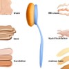 Yoseng Oval Foundation Brush, Large Toothbrush Makeup Brushes Fast Flawless