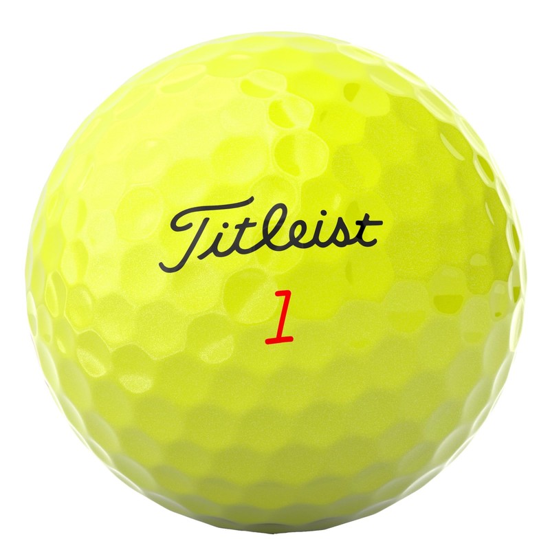 TITLEIST 24 TRUFEEL DZ Unisex Yellow Golf Ball