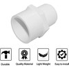 TOP-VIGOR 20Pcs PVC Pipe Fitting, 20mm Slip X G1/2 Male