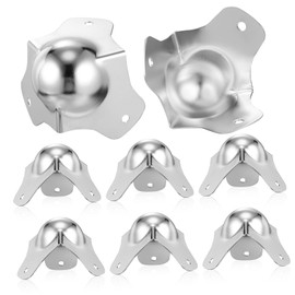 jojofuny 8 x Corner Protection Stopper Cabinet Corner Skirting Board Cabinet Corner Bead Flight Case Hardware Flight Case Cabinet Corners Lockable Road Case Hardware Locking Rail Iron