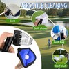 Golf Club Cleaning Set, Retractable Water Nylon Brush and Microfibre