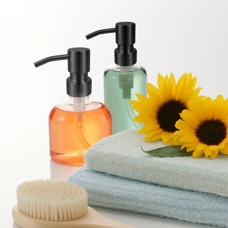 2 pcs 304 Stainless Steel Soap Dispenser Pump - Standard