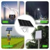 Solar Panel for Security Camera 12V 2.5A Output Rechargeable Lithium