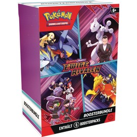 Pokémon - Trading Card Game: Crimson & Purple Booster Bundle - Eternal Rivals (6 Booster Packs)