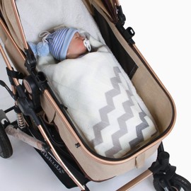 mimixiong Knitted Baby Blanket Toddler Blanket for Boys and Girls (Pink-2)