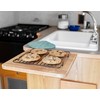 Camco 43421 Oak Accents Countertop Extension,Brown color,Size: 12" of Counter