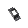 Plum Fittings Aluminum Fence Standard Wall Mount 1" x 1