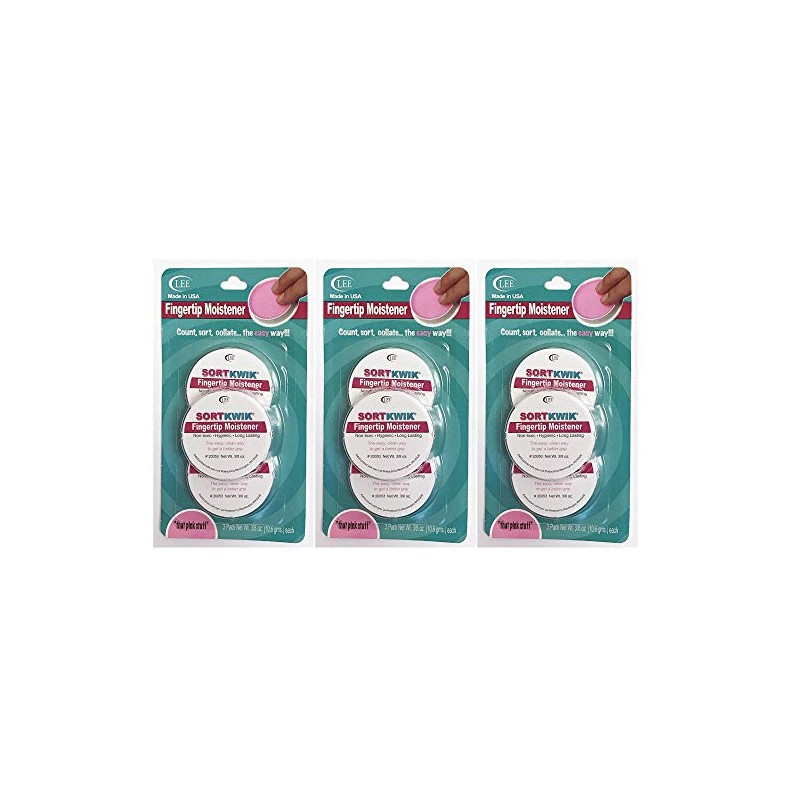LEE 20053 Sortkwik Fingertip Moisteners (9)
