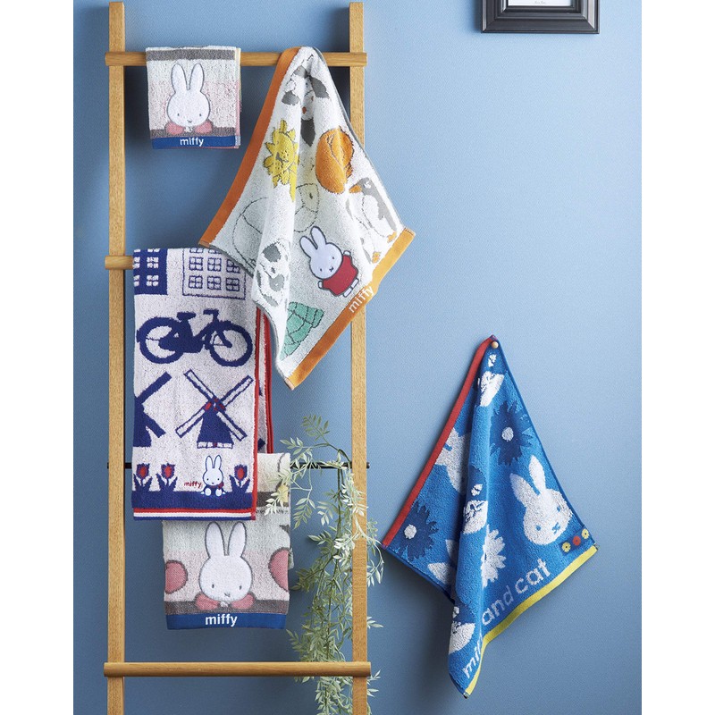 Marushin 5805013500 Miffy Face Towel, 13.4 x 31.5 inches (34