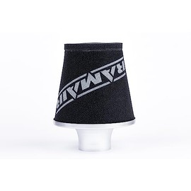 Ramair Small Foam Cone Universal Air Filter Aluminium Base 60mm OD Silver