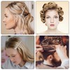 24pcs Hair Sectioning Clips with Styling Comb, 3.5 Inches Duckbill