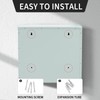 Wall Mount Mailbox for House Outside, Anti-Theft Locking Mailbox, Weatherproof
