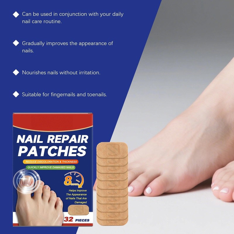 Extra Strength Fungal Nail Patches for Toenails & Fingernails, 32