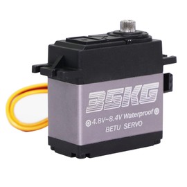 BETU 35kg Servo, Stainless Steel Gear Servo, Steering Servo Compatible with 1/6，1/8, 1/10, 1/12 RC Car/Robot/Boat