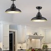 FLQMYQ Farmhouse Semi Flush Mount Ceiling Lights, Modern Ceiling Light
