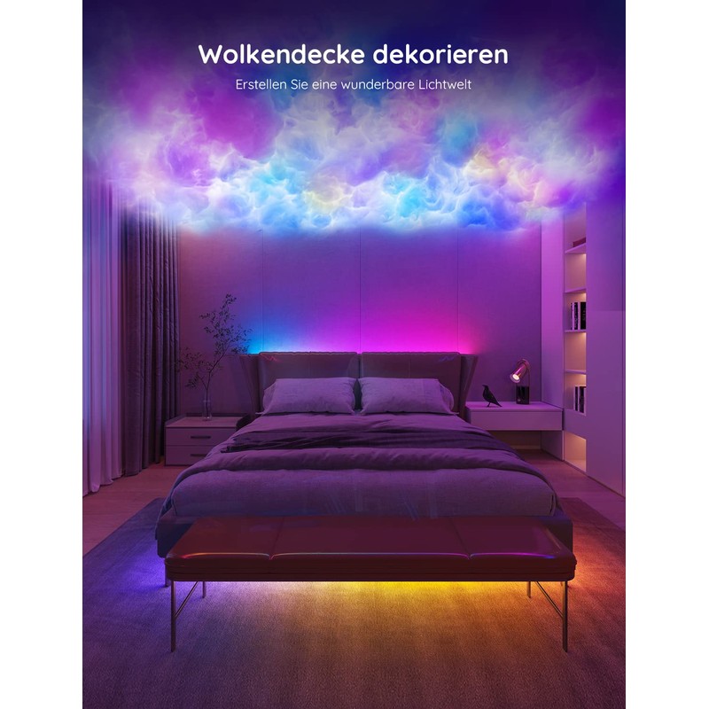 Govee RGBIC LED Strip 5 m, Bluetooth LED Strip, Segment