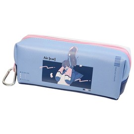 Jibun Mania EMOTION MELODY Twin Zipper Pen Case with Carabiner