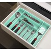 Simple Houseware Expandable Kitchen Drawer Flatware Organizer, Turquoise