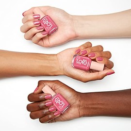 LOVE by essie Esmalte de uñas, 80% a base de plantas, calidad de salón, vegano, rosa, Spinning In Joy, 0.46 onzas líquidas