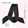 Basic Sense Skinny Satin Scarf, Made in Korea - Silky
