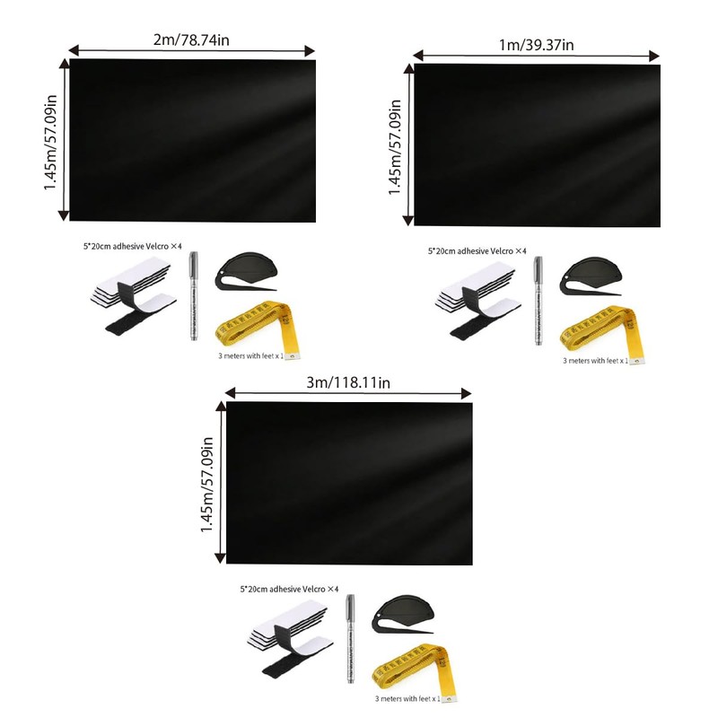 AIMALL 420D Silver Coated Blackout Curtains | Portable Full Blackout