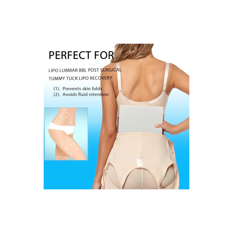 4 Pack Lipo Foam - Post Surgery Ab Board for