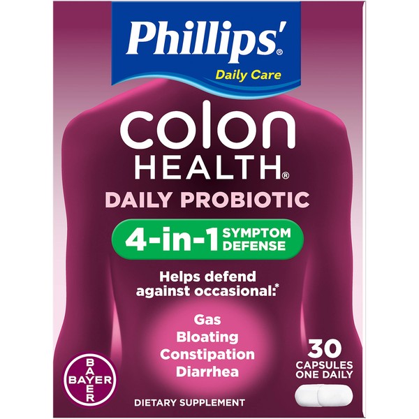 Phillips Colon Health Cap Size 30ct Phillips Colon Health Probiotic Capsules 30 Count