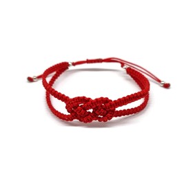 MYSTIC JEWELS - Red Thread Kabbalah Bracelet, Concentric Knot, Evil Eye Protection, Good Luck, Good Luck (Red)