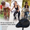 Mjkeomo New Large Bike Seat Cover for Men & Women