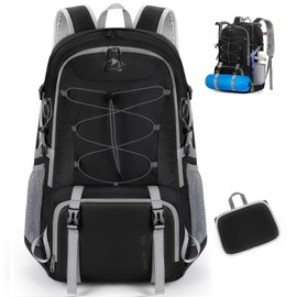 RAINSMORE Hiking Backpack 40L Lightweight Foldable Backpack for Men Women Waterproof Camping Rucksack Daypack for Climbing Walking Cycling Sports Outdoor