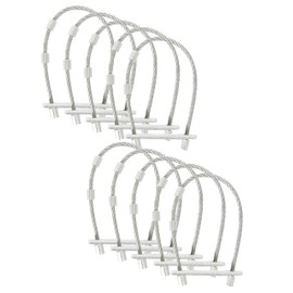 Mytee Products (10 Pack Lever Binder Lock Snap Binder Safety Locking Clip