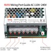 NVVV LRS-150-12 Switching Power Supply 12V 12.5Amp Enclosed Switchable Power