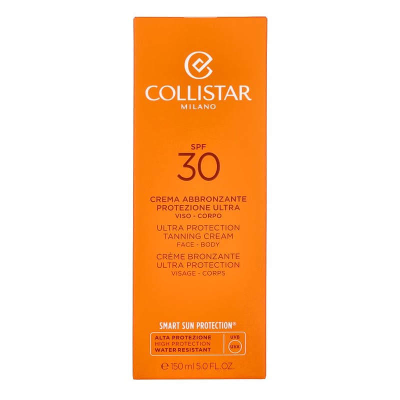 Collistar SPF30 Water Resistant Ultra Protection Tanning Cream, 150 ml